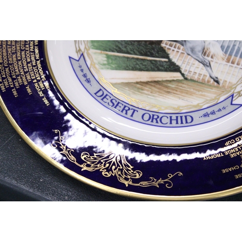 179 - AN AYNSLEY DESERT ORCHID' CABINET PLATE