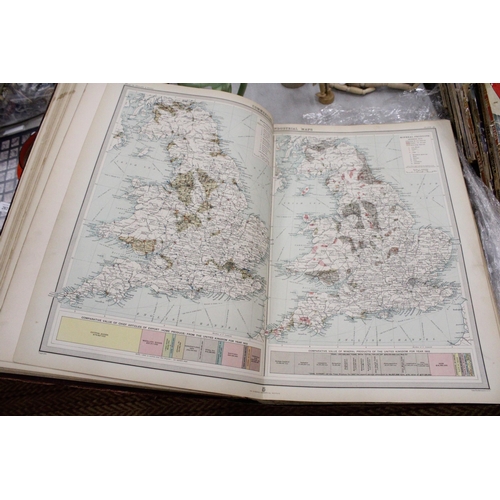 255 - A VINTAGE BARTHOLOMEW SURVEY ATLAS ENGLAND/WALES