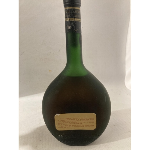 311 - A BOXED BOTTLE OF FRENCH GRAND ARMAGNAC JANNEAU VSOP- 1 LITRE