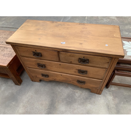 2977 - A VICTORIAN SATINWOOD CHEST OF DRAWERS, 41