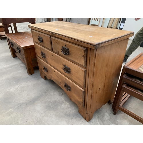 2977 - A VICTORIAN SATINWOOD CHEST OF DRAWERS, 41