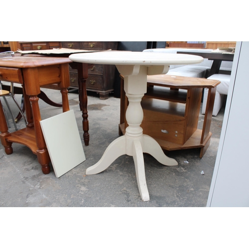 2971 - A PEDESTAL DINING TABLE, 30