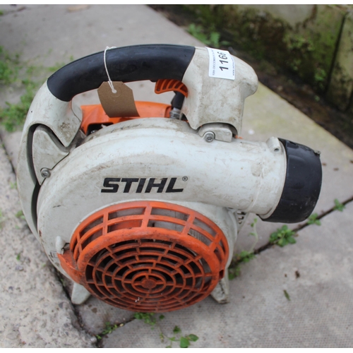 1166 - STIHL LEAF BLOWER  NO VAT