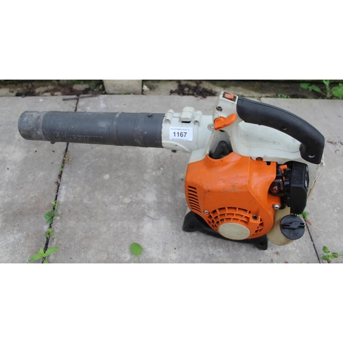 1167 - STIHL BLOWER  NO VAT