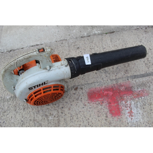 1168 - STIHL BLOWER BG 86C  NO VAT