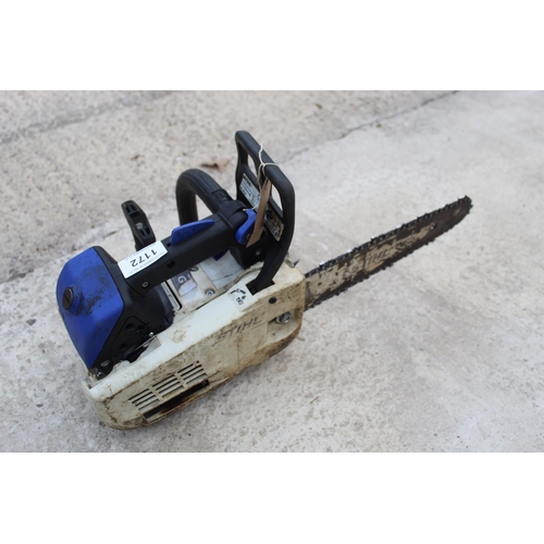 1172 - STIHL MS200T CHAINSAW  NO VAT