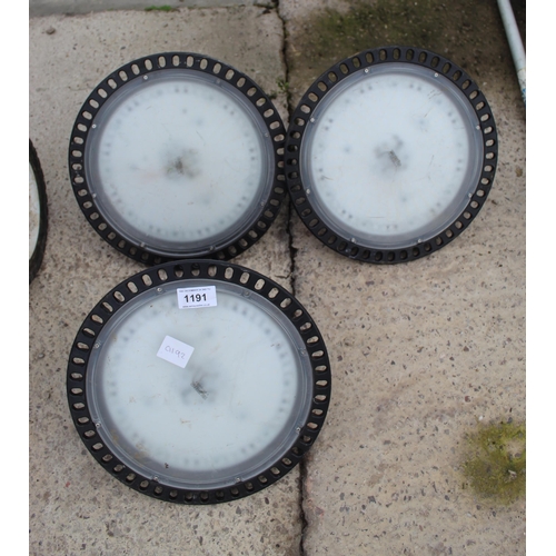 1191 - 3 LED LIGHTS 240V  NO VAT