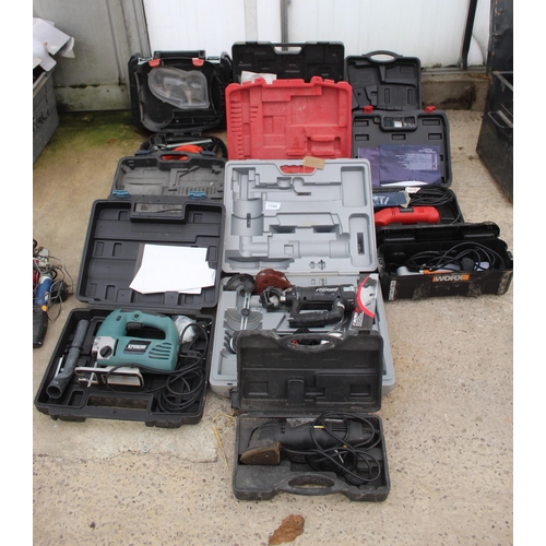 1199 - JOB LOT OF ELECTRICAL POWER TOOLS  NO VAT