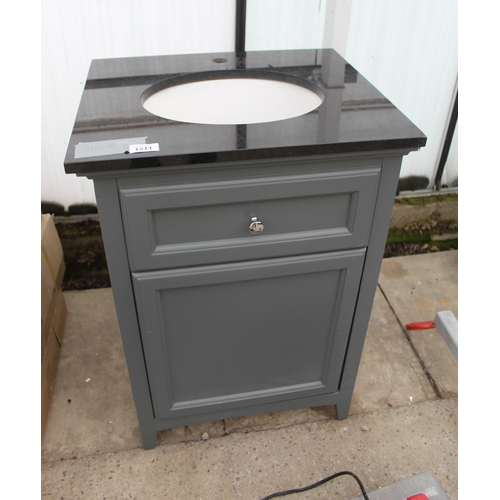 1211 - FREE STANDING SINK UNIT   NO VAT