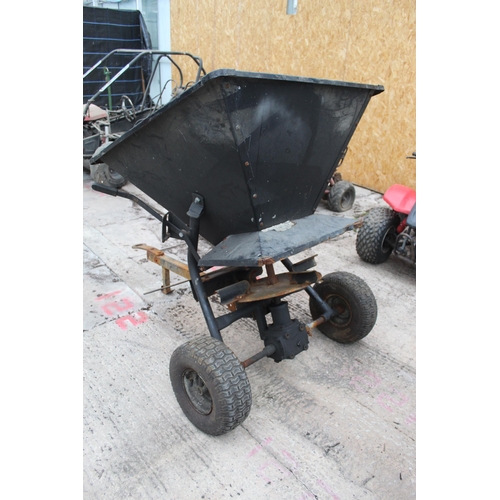 116 - A QUAD FERTILISER SPREADER - NO VAT