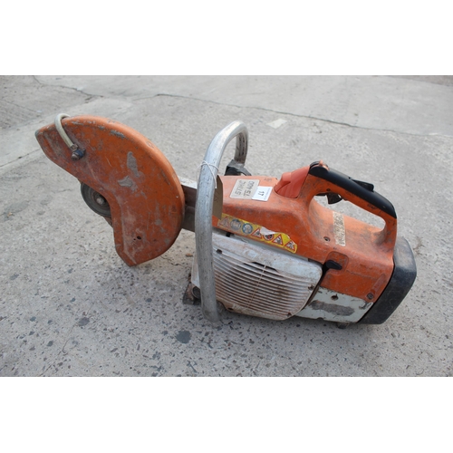 17 - STIHL TS400 CUT OFF SAW - NO VAT