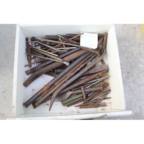 26 - ROLL PINS & BOX OF FILES - NO VAT