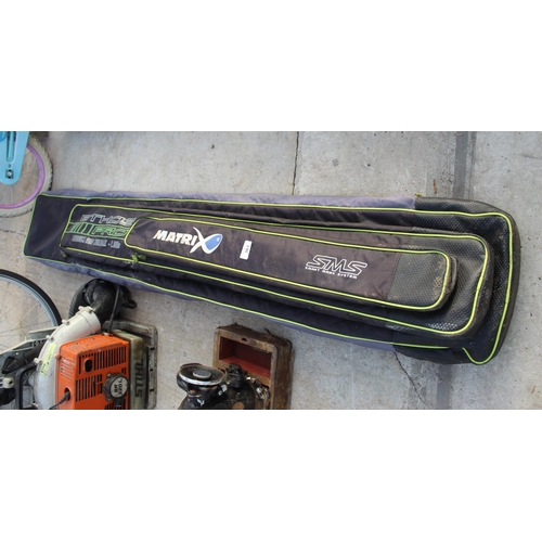 361 - FISHING BAG WITH POLE TUBES NO VAT