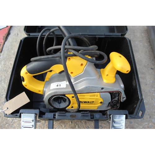 41 - DEWALT BELT SANDER - NO VAT