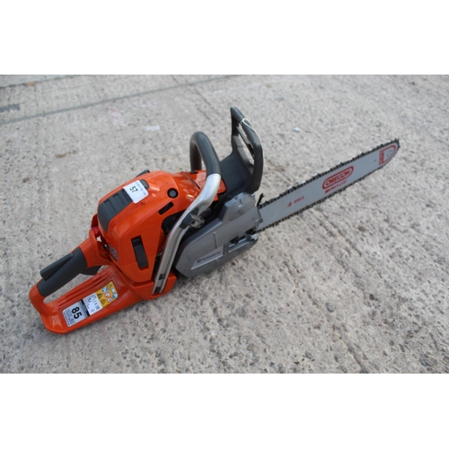 57 - HUSQVARNA CHAINSAW 550 XP IN GOOD WORKING ORDER  NO VAT