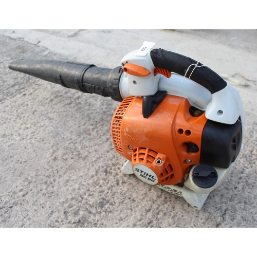 59 - STIHL BG 86 LEAF BLOWER 2022  NO VAT