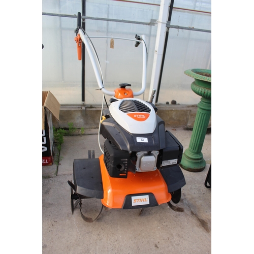 60 - STIHL MH 585 ROTAVATOR IN GOOD WORKING ORDER  NO VAT