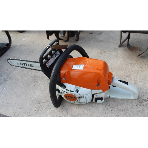 62 - STIHL CHAINSAW MS 231  NO VAT