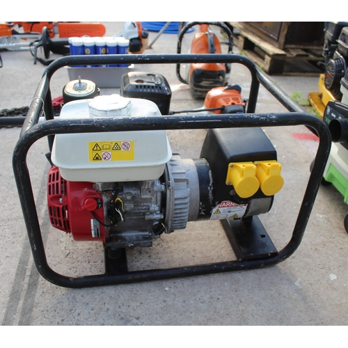 67 - HONDA GENERATOR 110V AND 240 V  NO VAT