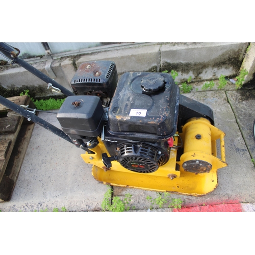 70 - HONDA PETROL WACKER PLATE  NO VAT