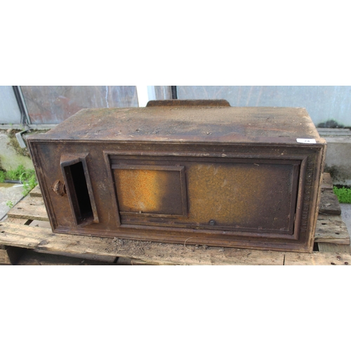 74 - CAST IRON VINTAGE LETTER BOX - NO VAT