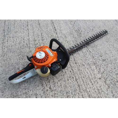 78 - STIHL HS 45 HEDGETRIMMER - NO VAT