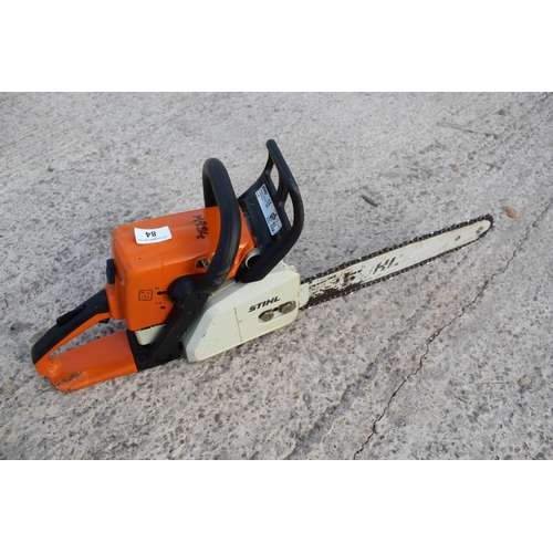 84 - STIHL MS 230 CHAINSAW  NO VAT