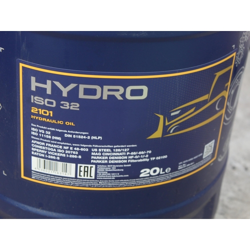 93 - 20 LTR HYDRAULIC OIL  NO VAT