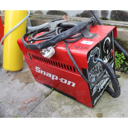 97 - SNAP ON MIG WELDER WITH BOTTLE  NO VAT