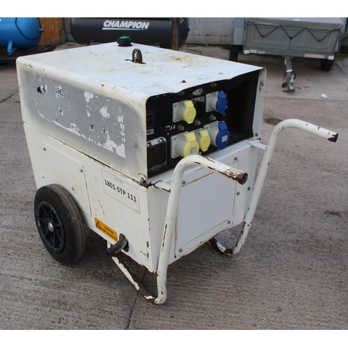 138 - STEPHILL 6 KVA DIESEL GENERATOR (NO KEY)  NO VAT