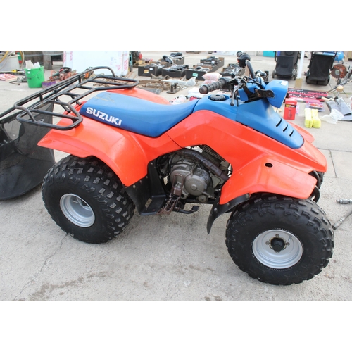 142 - A SUZUKI 150 QUAD BIKE  NO VAT