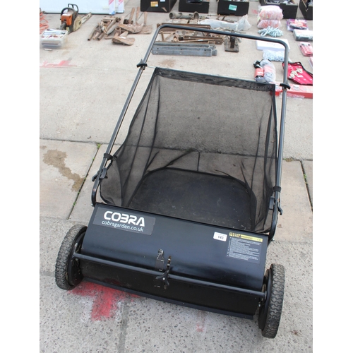 143 - COBRA PEDESTRIAN SWEEPER  NO VAT