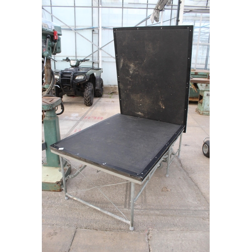 153 - FOLDING PORTABLE PLATFORM STAGE  NO VAT