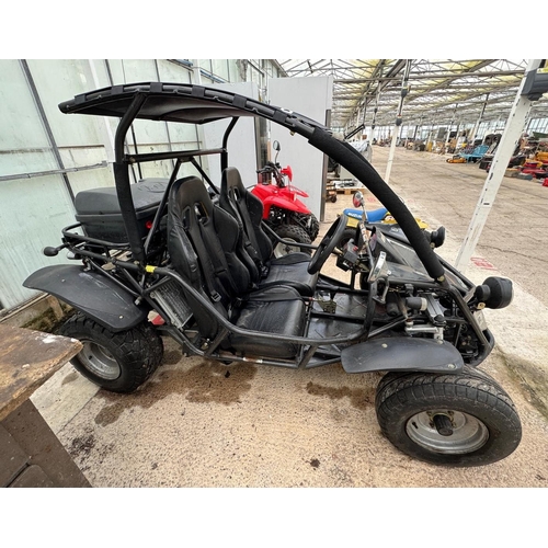 126 - APACHE QUADZILLA RL 300 ATV BUGGY WITH FULL ROAD  KIT & ROAD TYRES - COMPLETE WITH REAR STORAGE BOX ... 