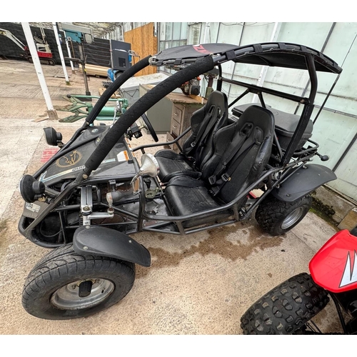 126 - APACHE QUADZILLA RL 300 ATV BUGGY WITH FULL ROAD  KIT & ROAD TYRES - COMPLETE WITH REAR STORAGE BOX ... 