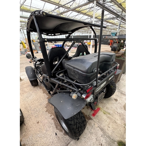 126 - APACHE QUADZILLA RL 300 ATV BUGGY WITH FULL ROAD  KIT & ROAD TYRES - COMPLETE WITH REAR STORAGE BOX ... 