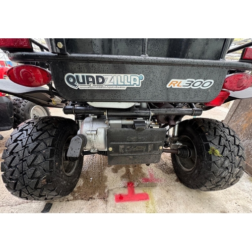 126 - APACHE QUADZILLA RL 300 ATV BUGGY WITH FULL ROAD  KIT & ROAD TYRES - COMPLETE WITH REAR STORAGE BOX ... 