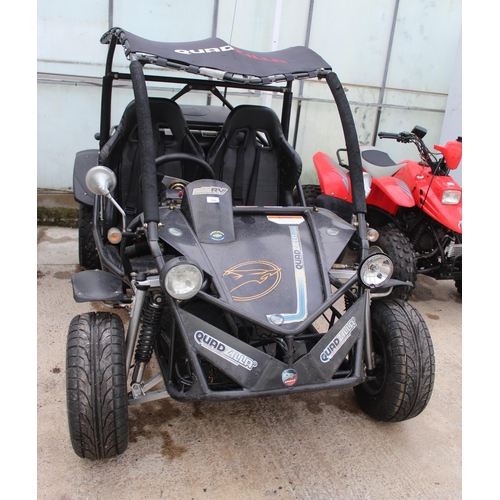 126 - APACHE QUADZILLA RL 300 ATV BUGGY WITH FULL ROAD  KIT & ROAD TYRES - COMPLETE WITH REAR STORAGE BOX ... 