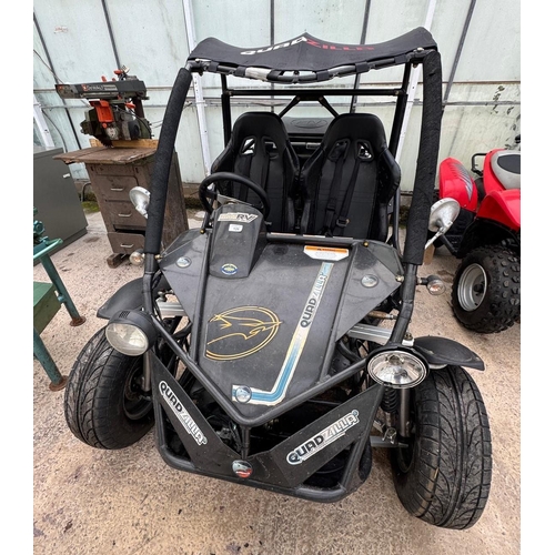 126 - APACHE QUADZILLA RL 300 ATV BUGGY WITH FULL ROAD  KIT & ROAD TYRES - COMPLETE WITH REAR STORAGE BOX ... 