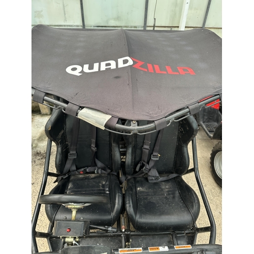 126 - APACHE QUADZILLA RL 300 ATV BUGGY WITH FULL ROAD  KIT & ROAD TYRES - COMPLETE WITH REAR STORAGE BOX ... 