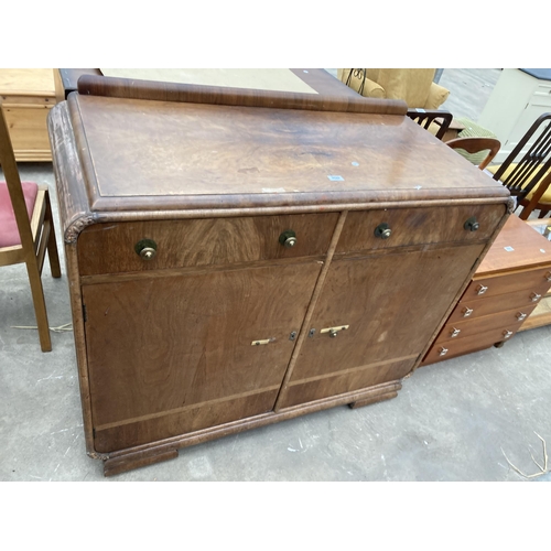 2627 - A SMALL RETRO TEAK CHEST OF FOUR DRAWERS, 22