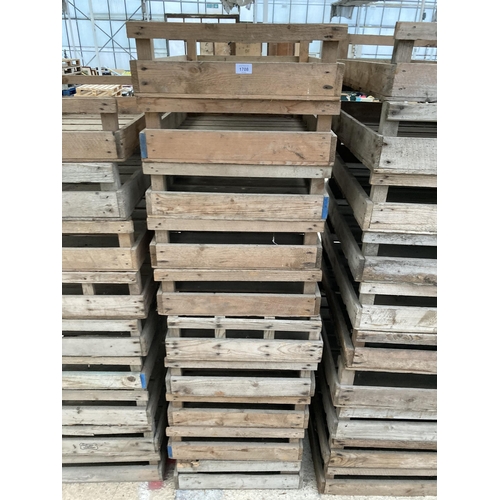 1708 - TEN VINTAGE POTATO SPRITTING BOXES