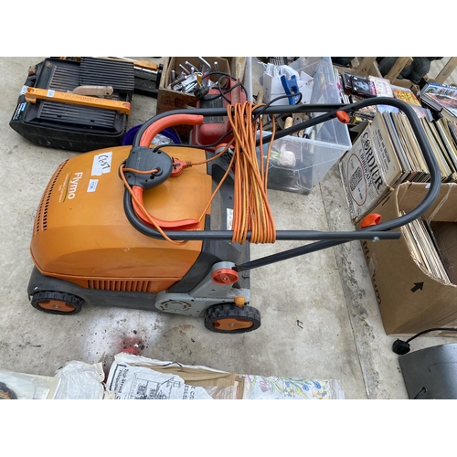 1736 - A FLYMO ELECTRIC LAWNRAKE COMPACT 340 SCARIFIER