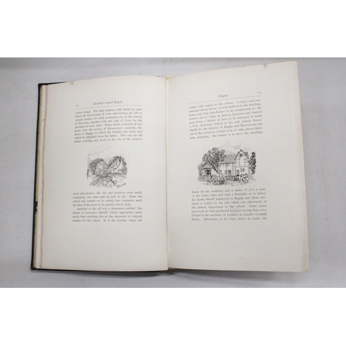 108 - RAMBELS ROUND RUGBY BY ALFRED RIMMER LIMITED EDITION OF 750 COPIES, PRINTED LONDON 1892 BOOK