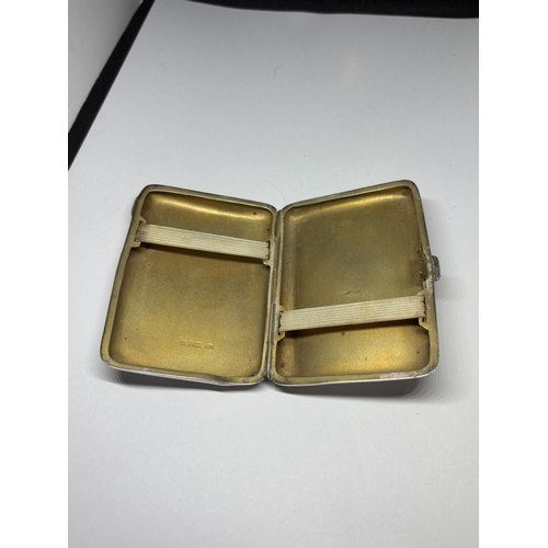 23 - A HALLMARKED CHESTER SILVER CIGARETTE CASE