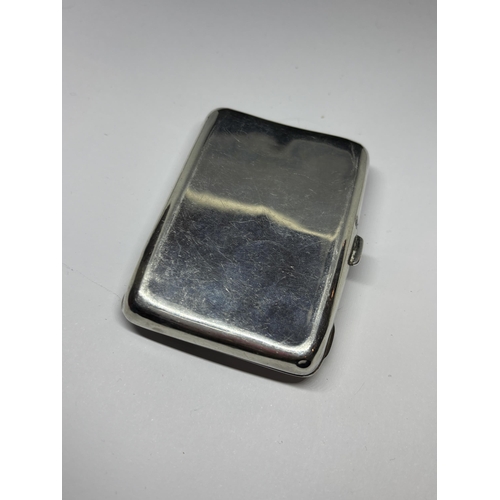 23 - A HALLMARKED CHESTER SILVER CIGARETTE CASE