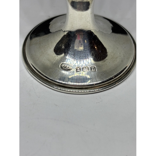 30 - A HALLMARKED BIRMINGHAM SILVER GOBLET