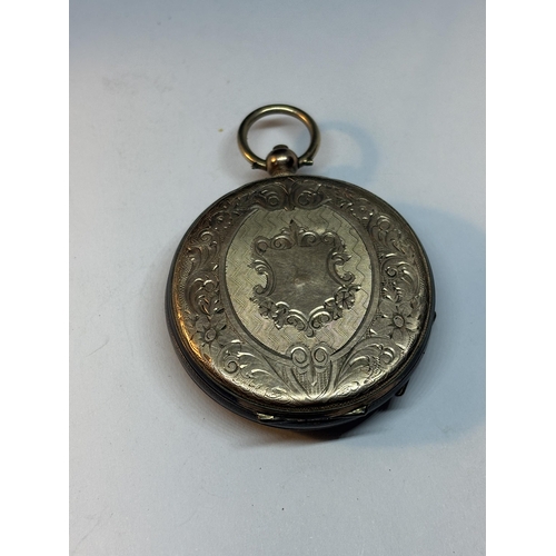 760 - A GOLD PLATED POCKET WATCH (A/F)