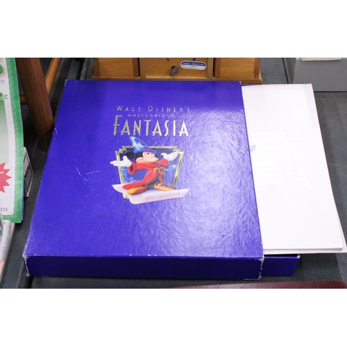 264 - AN AS NEW IN BOX, WALT DISNEY'S FANTASIA BOX SET TO INCLUDE A VHS FILM, CD, BOOKLET, ETC