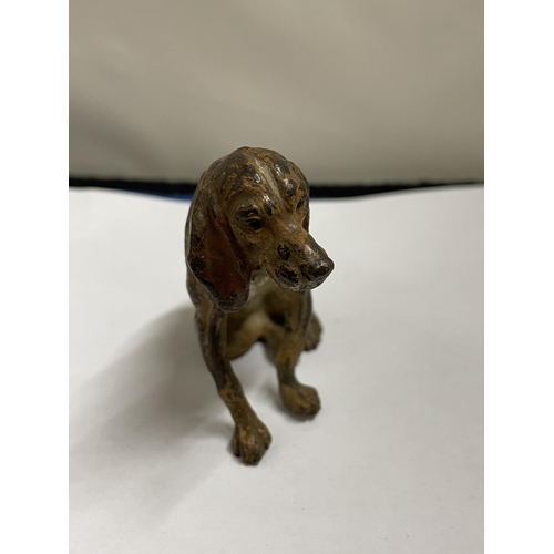 9 - A VIENNA BRONZE HOUND DOG